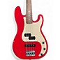 Used Fender SQUIER P-BASS SPECIAL Red Electric Bass Guitar