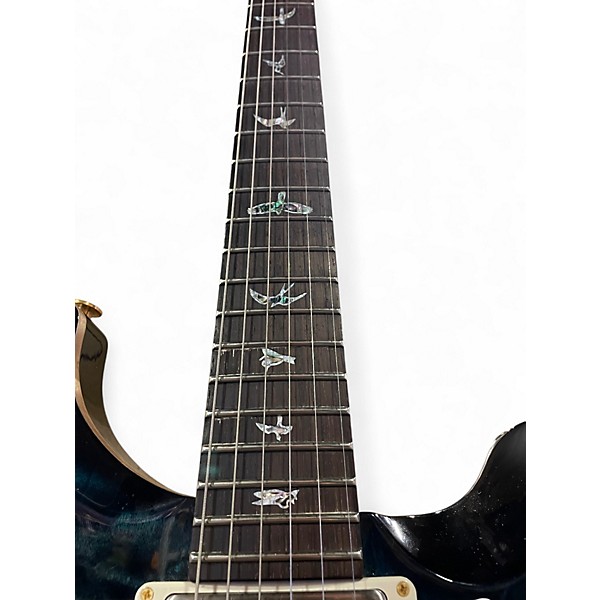 Used PRS DTG WOOD LIBRARY Royal Blue Solid Body Electric Guitar