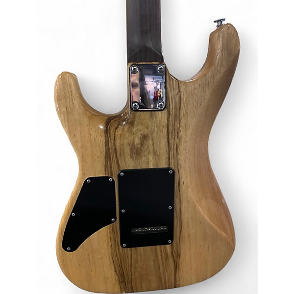 Used Suhr Modern Carve Top Blue Ghost Flames Solid Body Electric Guitar