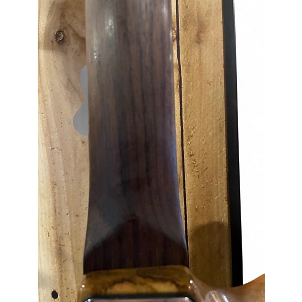 Used Suhr Modern Carve Top Blue Ghost Flames Solid Body Electric Guitar