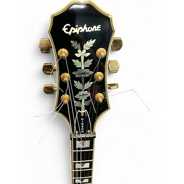 Used Epiphone SHERATON Tobacco Hollow Body Electric Guitar