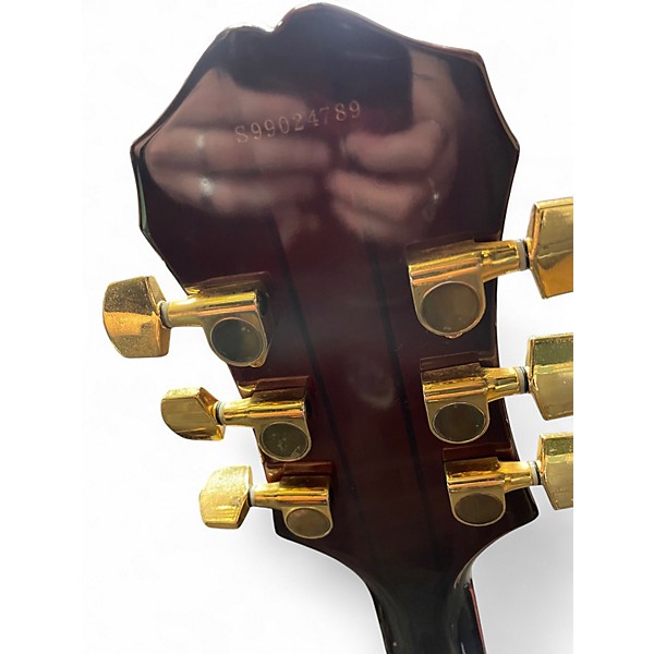 Used Epiphone SHERATON Tobacco Hollow Body Electric Guitar