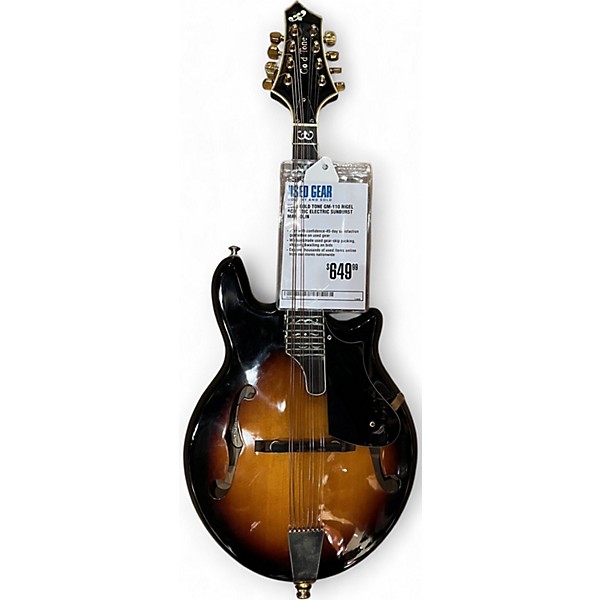 Used Gold Tone GM-110 Rigel Acoustic Electric Sunburst Mandolin