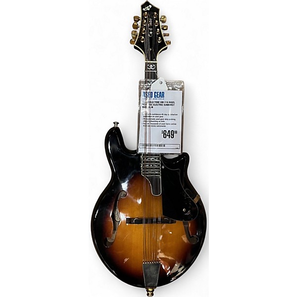 Used Gold Tone GM-110 Rigel Acoustic Electric Sunburst Mandolin