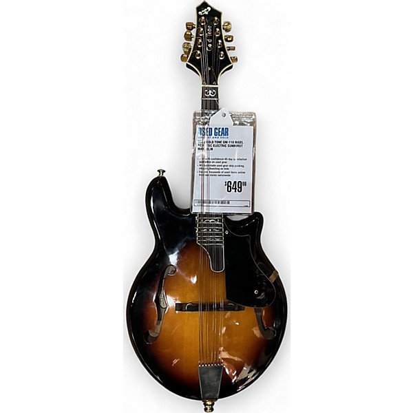 Used Gold Tone GM-110 Rigel Acoustic Electric Sunburst Mandolin