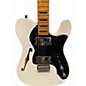 Used Squier Classic Vibe Telecaster Thinline WHITE AND BLACK Hollow Body Electric Guitar