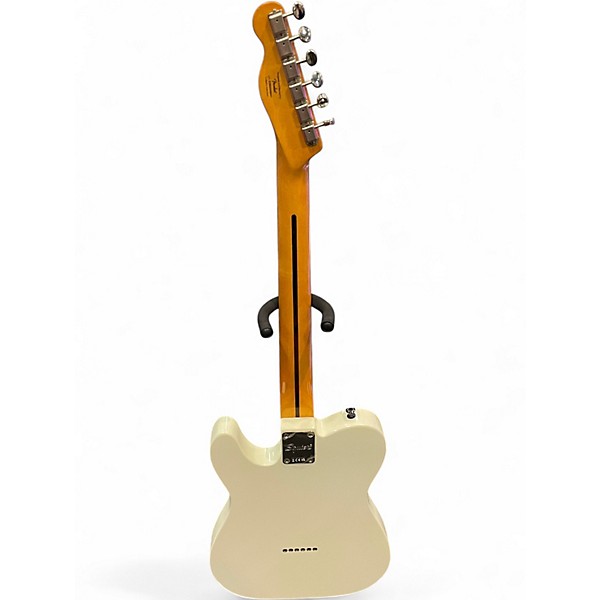 Used Squier Classic Vibe Telecaster Thinline WHITE AND BLACK Hollow Body Electric Guitar