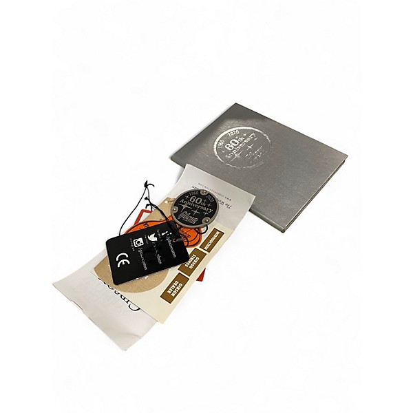 Used 2020 Gibson 60th Anniversary 1960 Les Paul Standard Reissue poppy burst Solid Body Electric Guitar