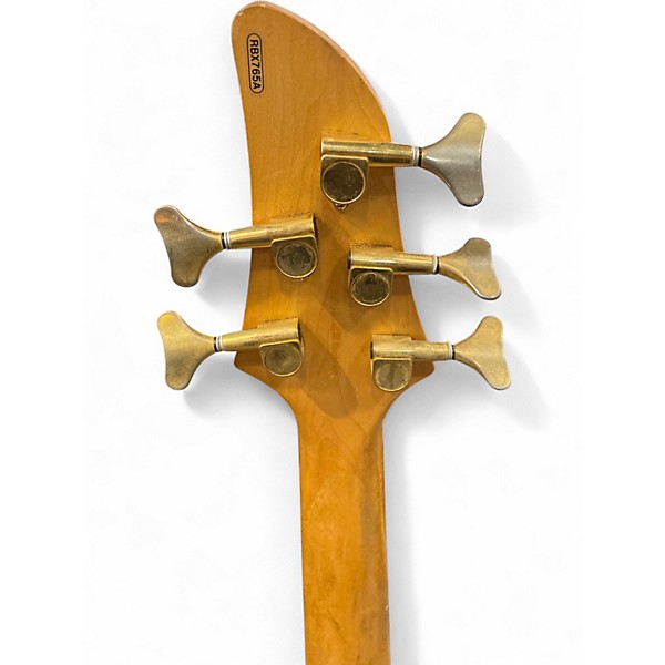 Used Yamaha RBX765A Trans Green Electric Bass Guitar