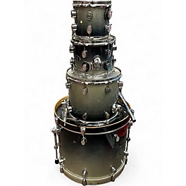 Used PDP by DW 4 Piece X7 Black and Silver Drum Kit