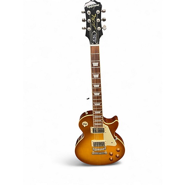 Used Epiphone Les Paul Standard Pro 2 Color Sunburst Solid Body Electric Guitar