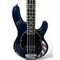 Used Sterling by Music Man STING RAY Blue Electric Bass Guitar
