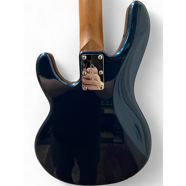 Used Sterling by Music Man STING RAY Blue Electric Bass Guitar