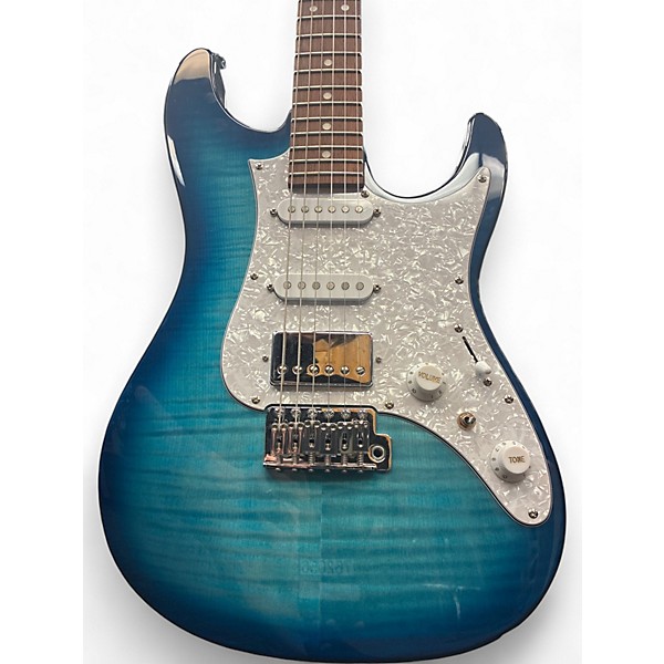 Used Ibanez AZ22S1 Blue Burst Solid Body Electric Guitar