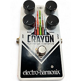 Used Electro-Harmonix Crayon Full Range Overdrive Effect Pedal