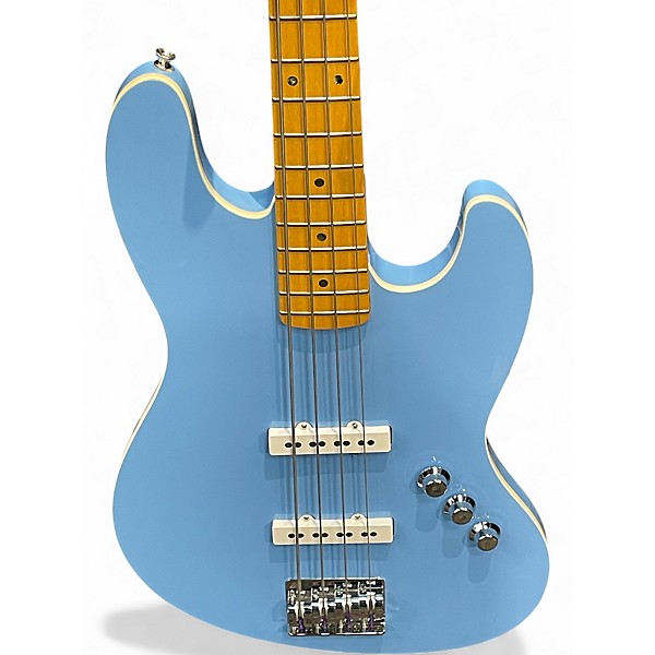 Used Fender Aerodyne Jazz Bass CALIFORNIA BLUE Electric Bass Guitar
