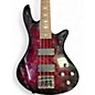 Used Schecter Guitar Research Stiletto Extreme 4 String Black Cherry Electric Bass Guitar