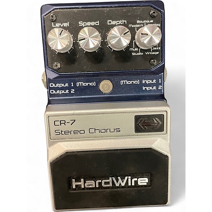 Used DigiTech HardWire Series CR7 Stereo Chorus Effect Pedal