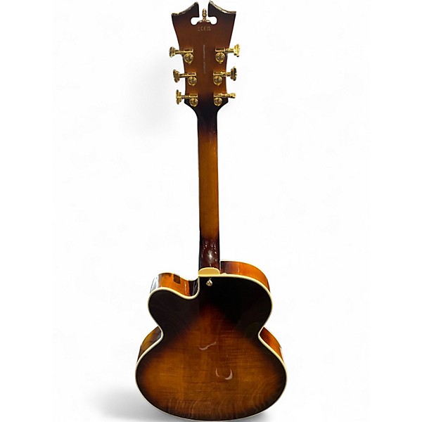 Used D'Angelico Premier EXL-1 Brown Burst Hollow Body Electric Guitar