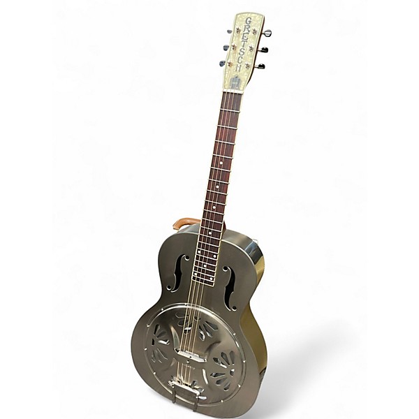 Used Gretsch Guitars G9221 Silver Resonator Guitar