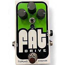 Used Pigtronix Fat Drive Tube Sound Overdrive Effect Pedal