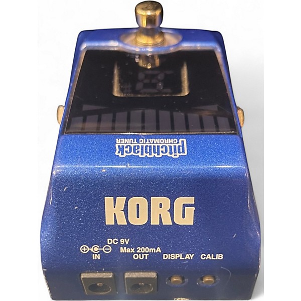 Used KORG PB01 Pitchblack Chromatic Tuner Pedal