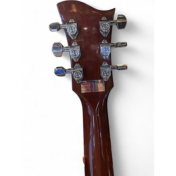 Used Electra lp Sunburst Solid Body Electric Guitar
