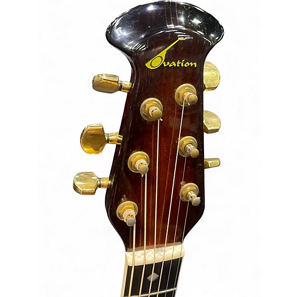 Vintage 1981 Ovation 1617 Legend 2 Color Sunburst Acoustic Electric Guitar