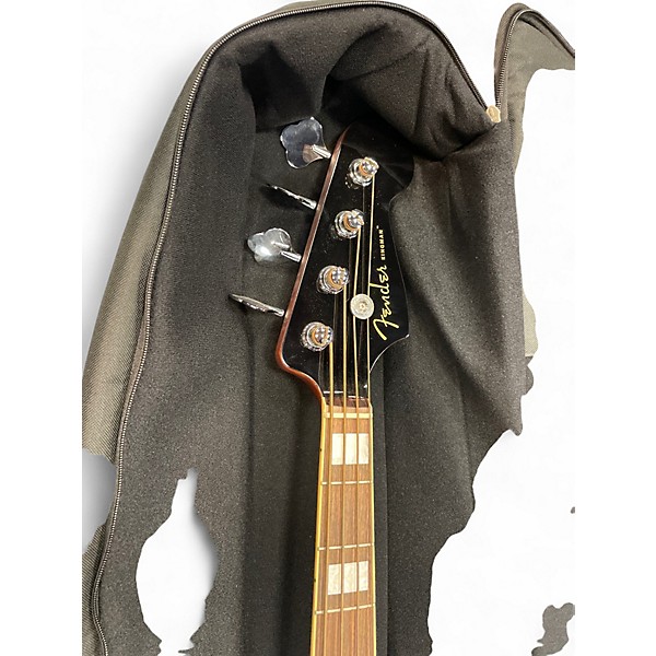 Used Fender KINGMAN BASS Black Acoustic Bass Guitar