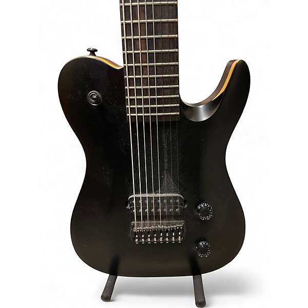 Used Jericho Guitars Fusion Ignition 8 String Satin Black Solid Body Electric Guitar