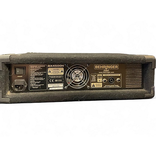 Used Behringer Ultrabass BX4500H Bass Amp Head