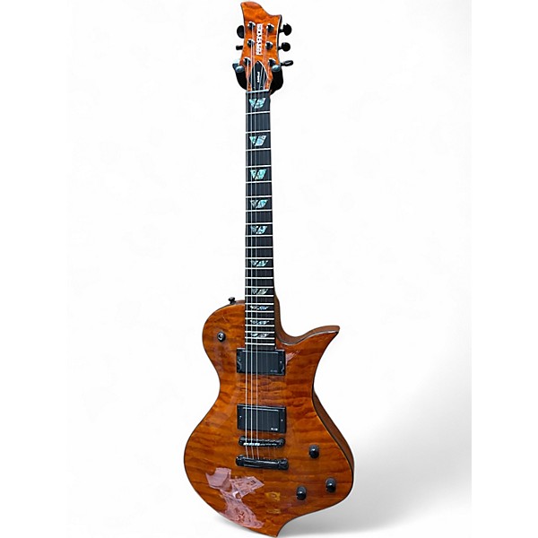 Used Fernandes Ravelle Flamed Maple Solid Body Electric Guitar