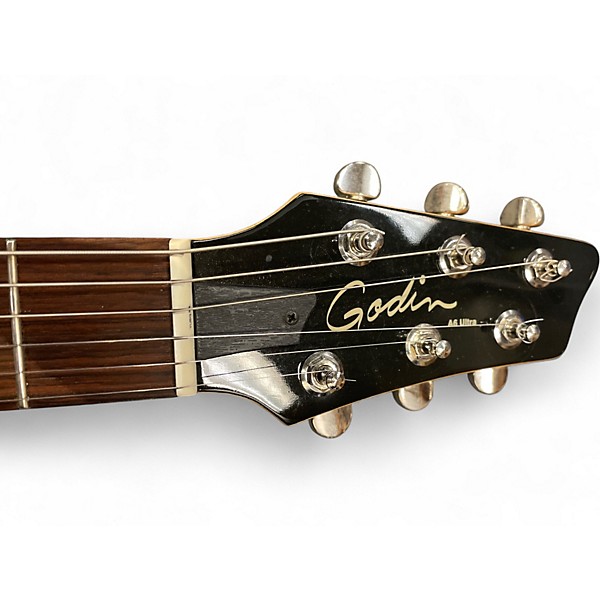 Used Godin A6 Ultra B Baritone Cognac Burst Baritone Guitars