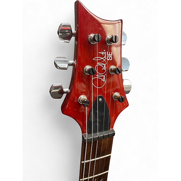 Used PRS SE Custom Paul's Guitar Flamed Yellow Solid Body Electric Guitar