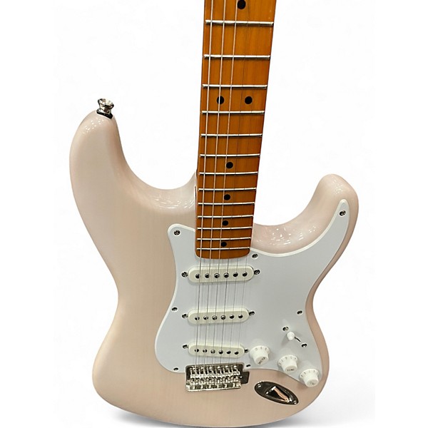 Used Squier Classic Vibe 1950S Stratocaster White Blonde Solid Body Electric Guitar