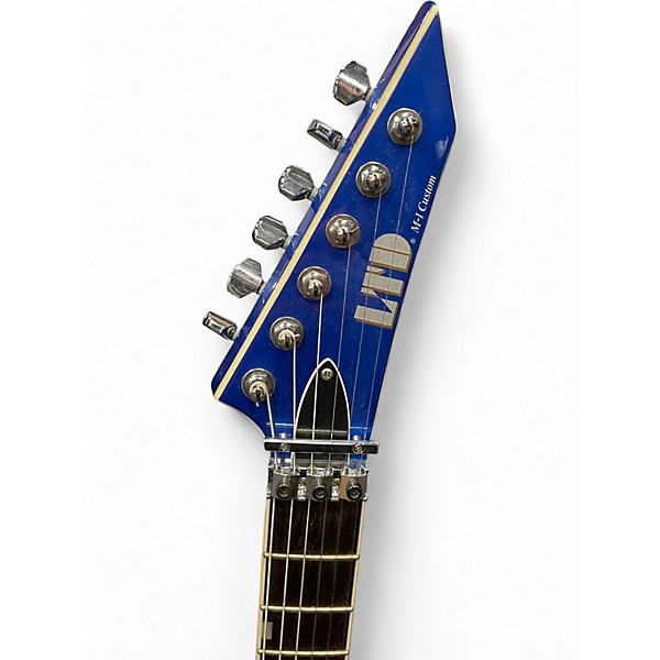 Used ESP LTD M-1 CUSTOM Blue Solid Body Electric Guitar
