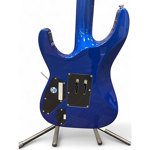 Used ESP LTD M-1 CUSTOM Blue Solid Body Electric Guitar