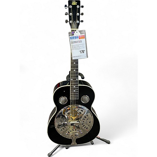 Used Rogue resonator Black Acoustic Guitar
