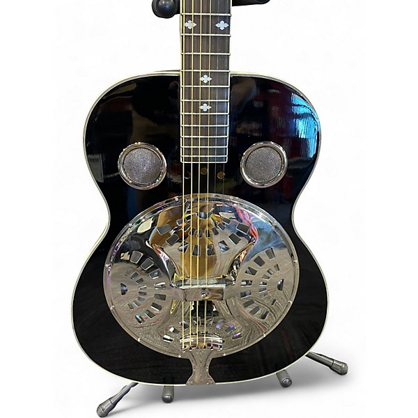 Used Rogue resonator Black Acoustic Guitar