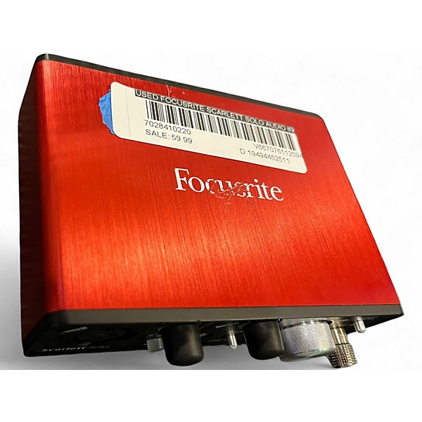 Used Focusrite Scarlett Solo Audio Interface