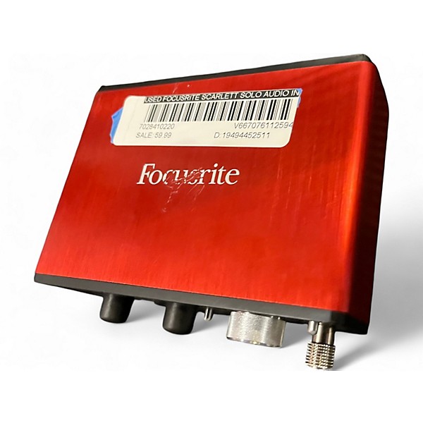 Used Focusrite Scarlett Solo Audio Interface