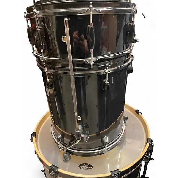 Used Pearl 5 Piece Forum BLACK GLOSS Drum Kit