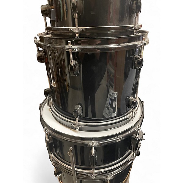 Used Pearl 5 Piece Forum BLACK GLOSS Drum Kit