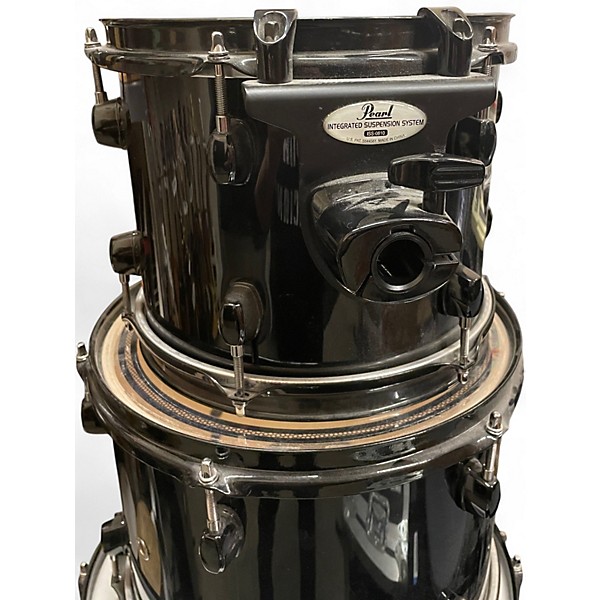 Used Pearl 5 Piece Forum BLACK GLOSS Drum Kit