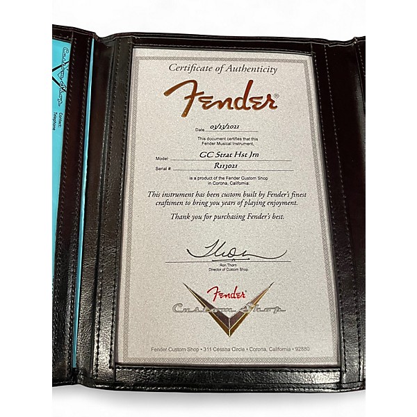 Used 2021 Fender Custom Shop Stratocaster HST Journeyman Candy Apple Red Solid Body Electric Guitar