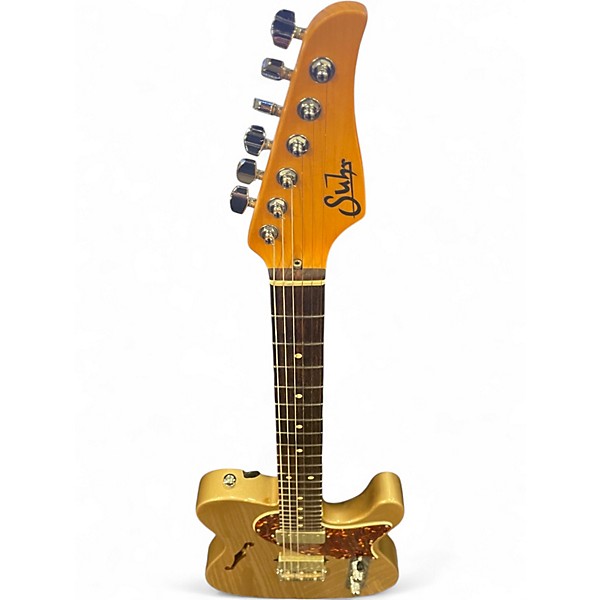 Used Suhr Alt T Shoreline Gold Hollow Body Electric Guitar