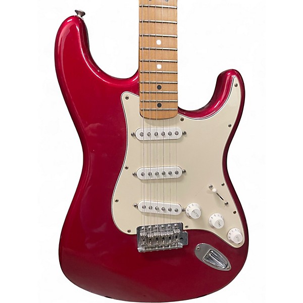 Used Fender Player Stratocaster Ruby Solid Body Electric Guitar