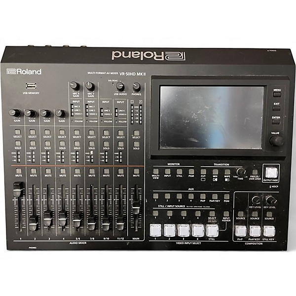 Used Roland VR-50hd mkii Digital Mixer