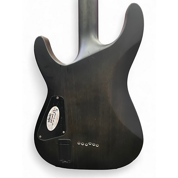 Used Schecter Guitar Research C1 Platinum Trans Gray Solid Body Electric Guitar