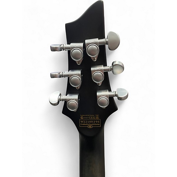 Used Schecter Guitar Research C1 Platinum Trans Gray Solid Body Electric Guitar